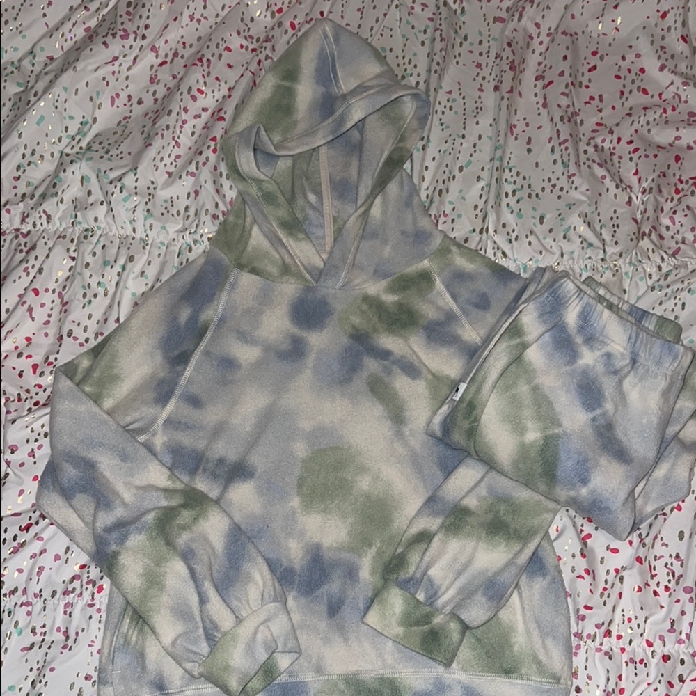 Tie-Dye Hoodie and Joggers Set - Picture 1 of 1